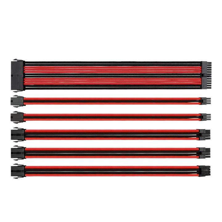 TtMod Sleeve Cable – Red and Black – Thermaltake USA