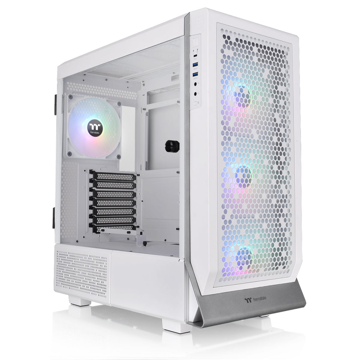 Thermaltake Ceres 500 TG ARGB Snow Mid Tower Chassis – Thermaltake USA