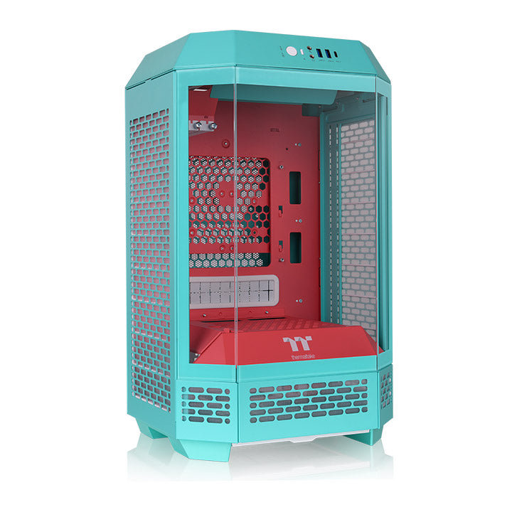 The Tower 250 Mint Strawberry Mini Tower Chassis – Thermaltake USA