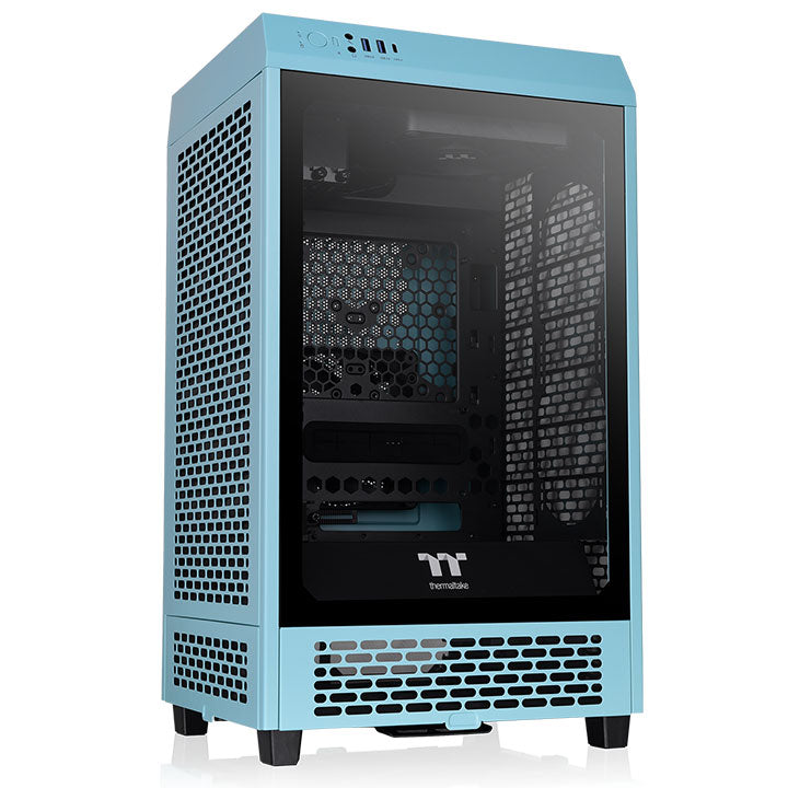 The Tower 200 Turquoise Mini Chassis – Thermaltake USA