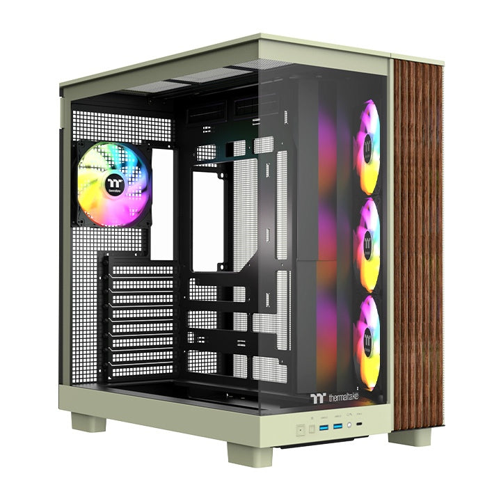 View 380 XL WS ARGB Matcha Green Mid Tower Chassis – Thermaltake USA