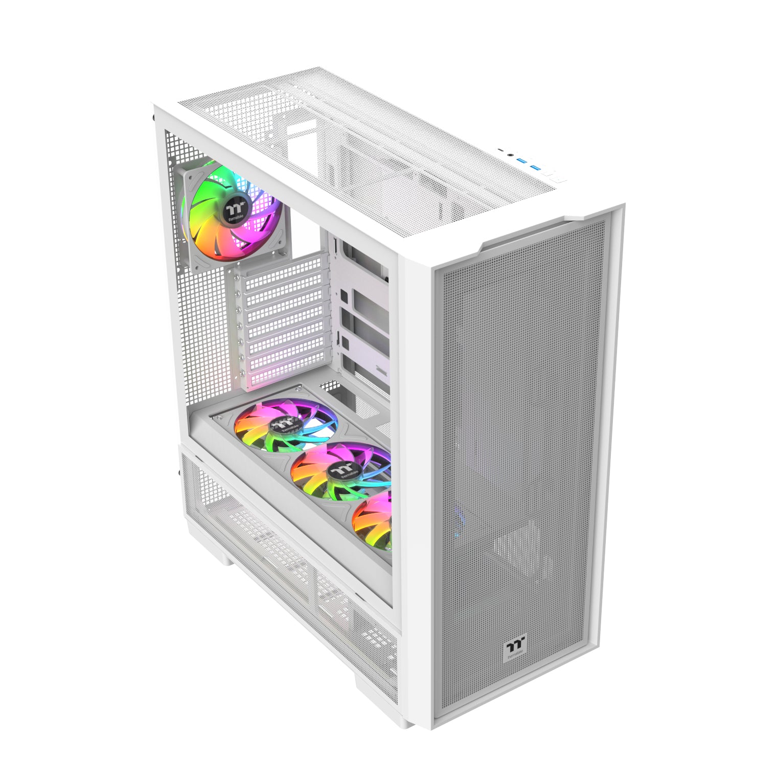 S380 TG ARGB Snow Mid Tower Chassis – Thermaltake USA