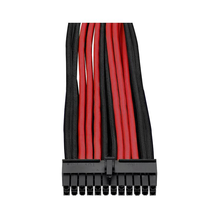 TtMod Sleeve Cable – Red and Black – Thermaltake USA