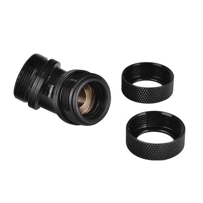 Pacific PETG Tube 45-Degree Dual Compression 16mm OD - Black