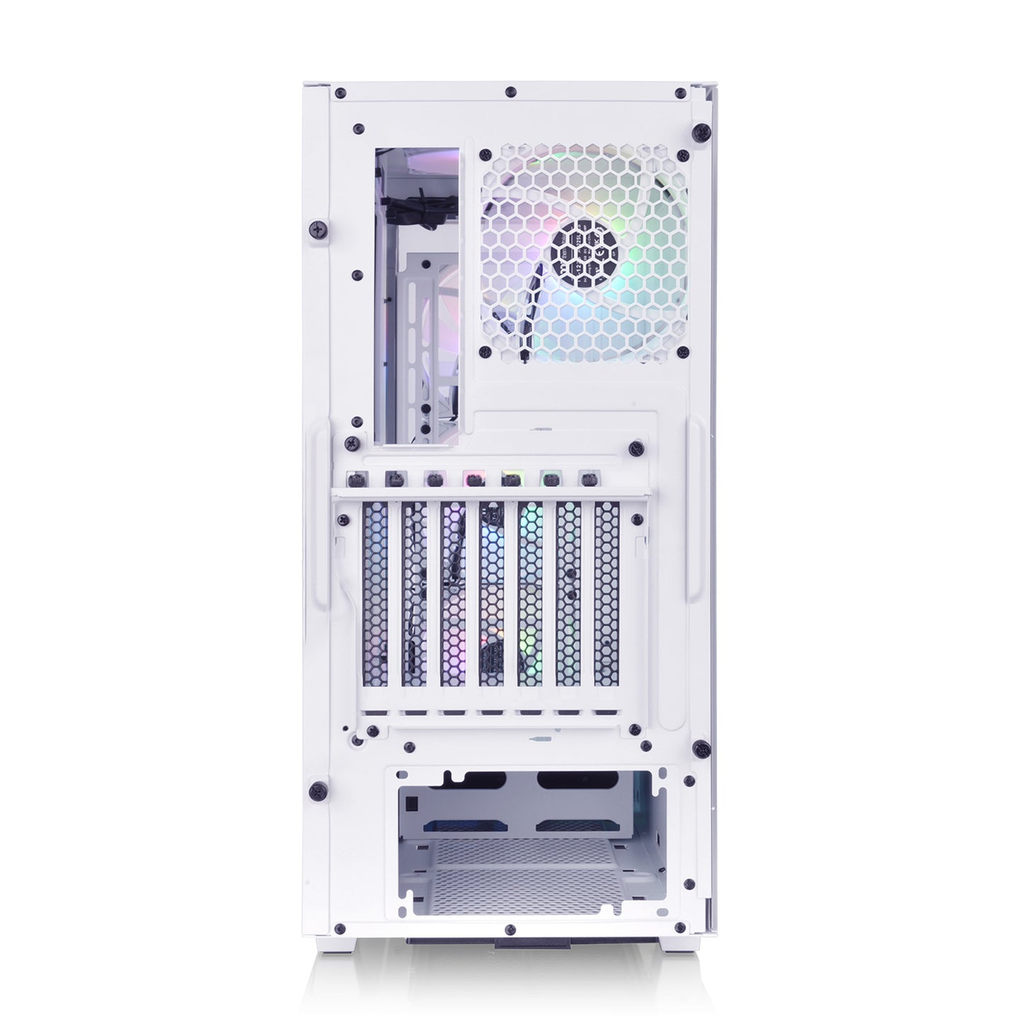 V350 TG Snow ARGB Mid tower Chassis