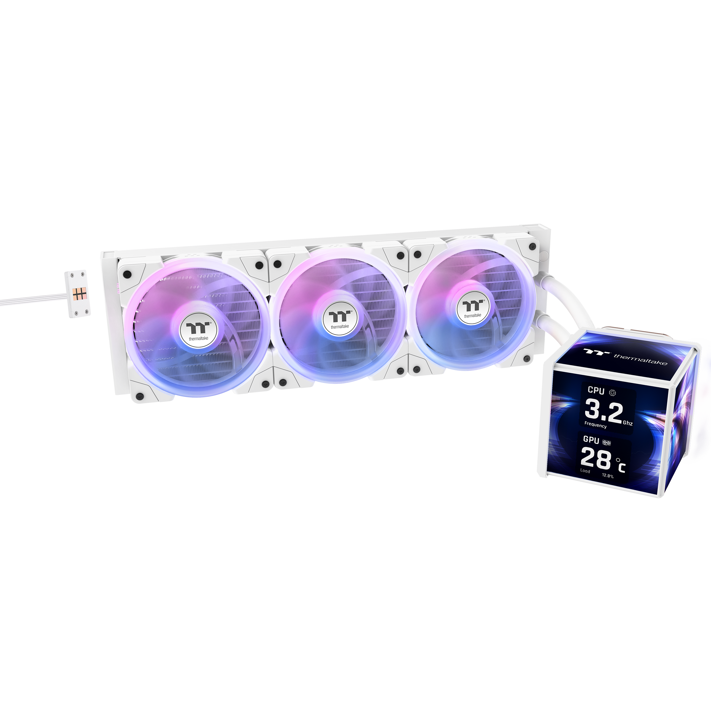 MINECUBE 360 Ultra ARGB Sync AIO Liquid Cooler - Snow Edition
