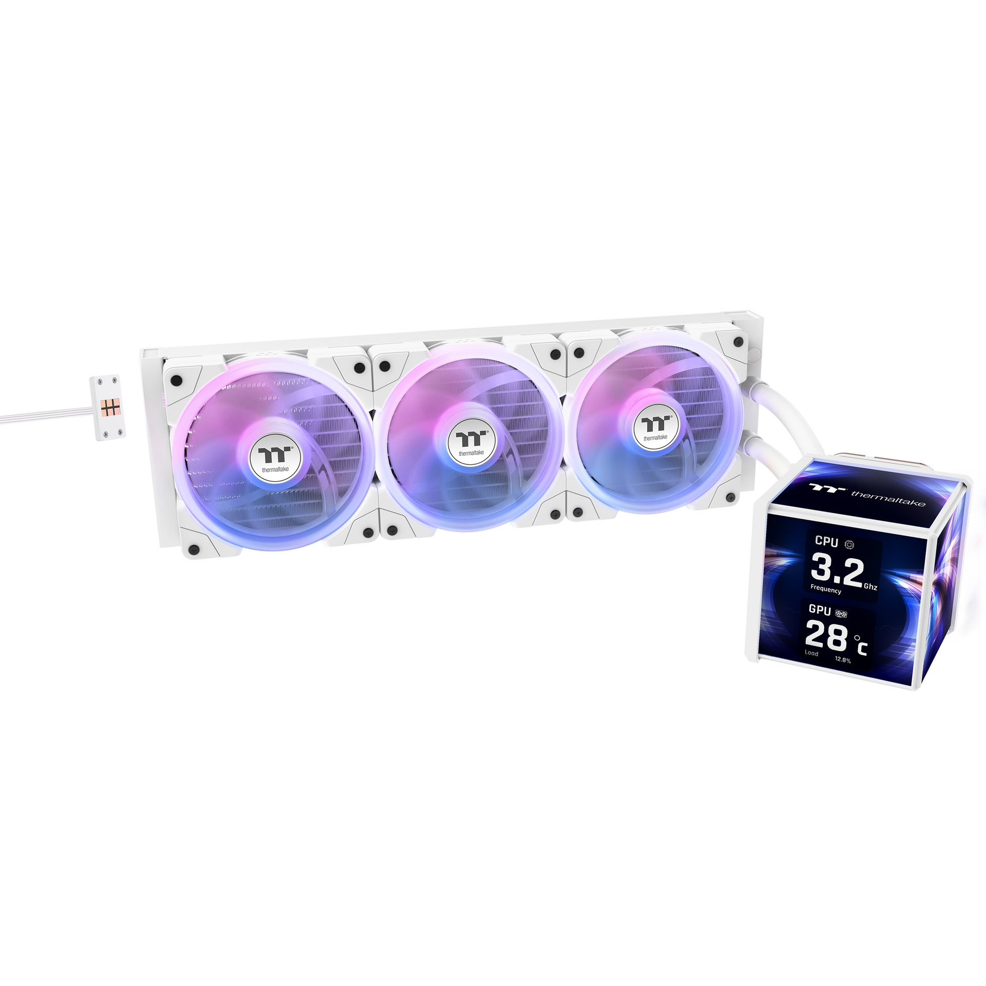 MINECUBE 360 Ultra ARGB Sync AIO Liquid Cooler - Snow Edition