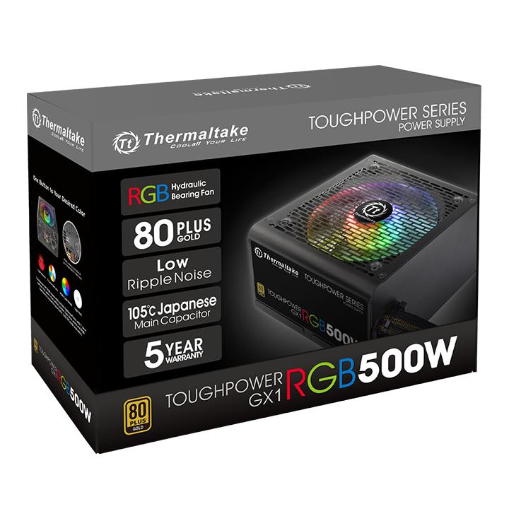 Toughpower GX1 RGB 500W Gold – Thermaltake USA