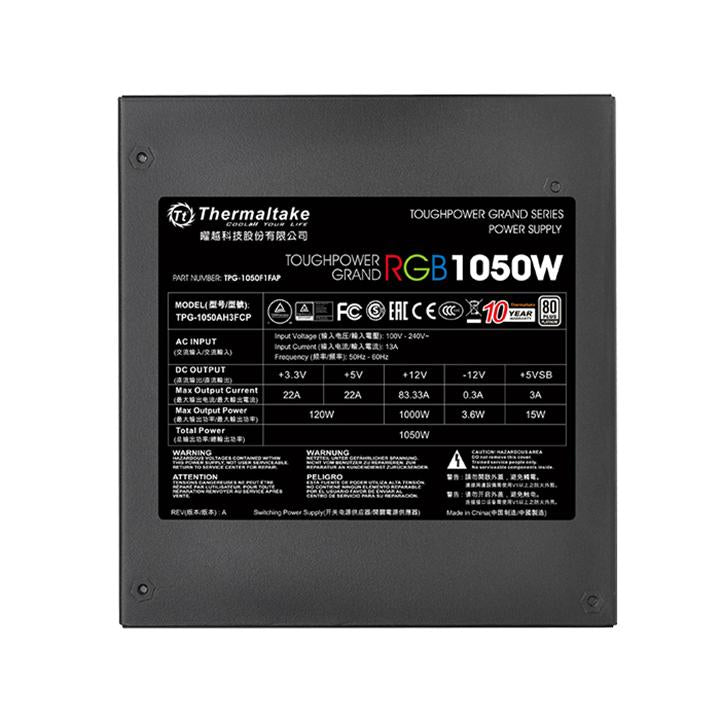 Toughpower Grand RGB 1050W Platinum – Thermaltake USA