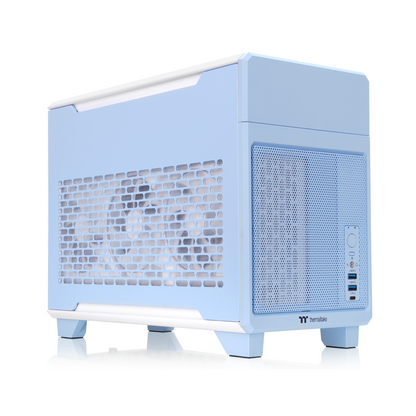 TR100 Hydrangea Blue Mini Tower Chassis