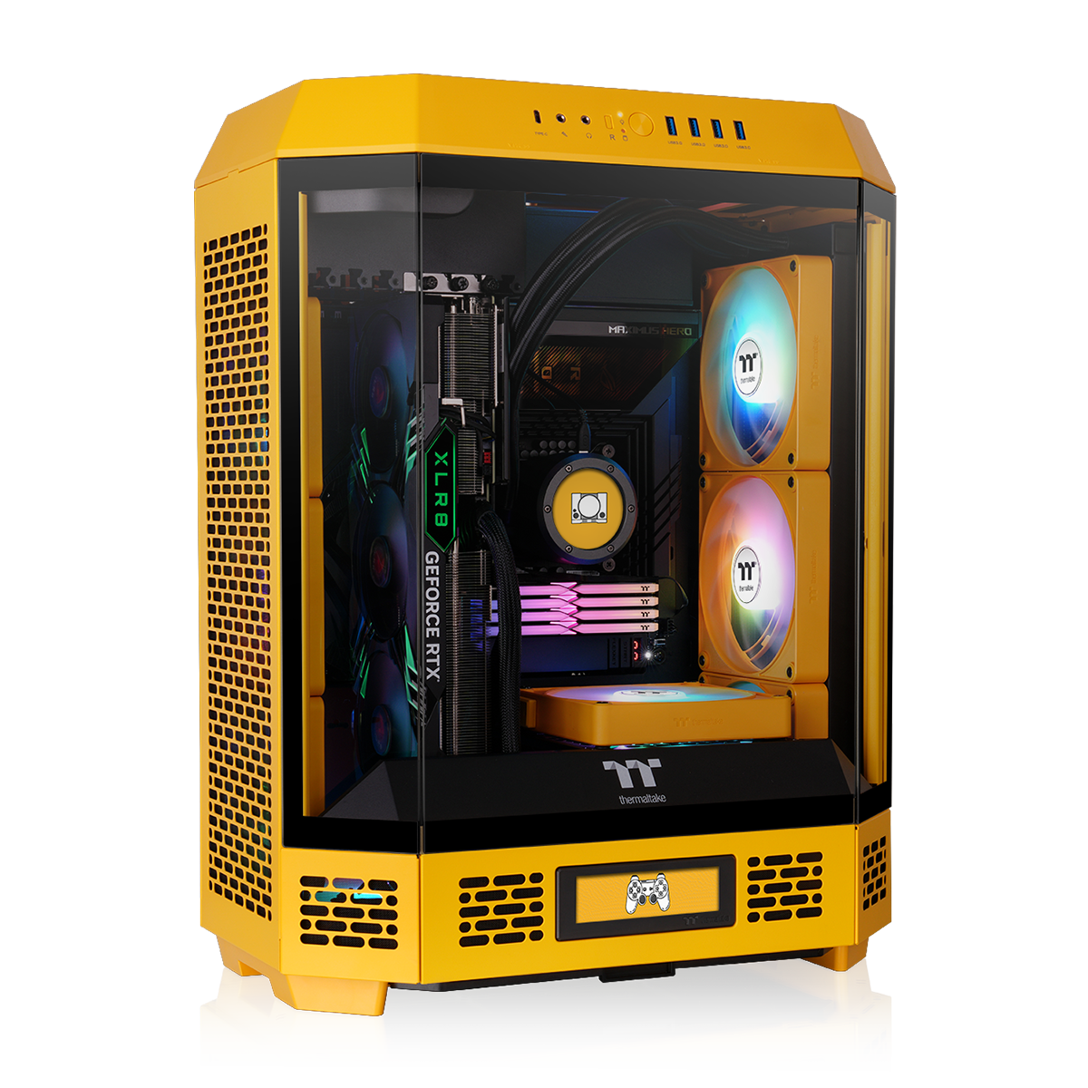 The Tower 600 Bumblebee Mid Tower Chassis – Thermaltake USA The Tower 600 Bumblebee Mid Tower Chassis – Thermaltake USA