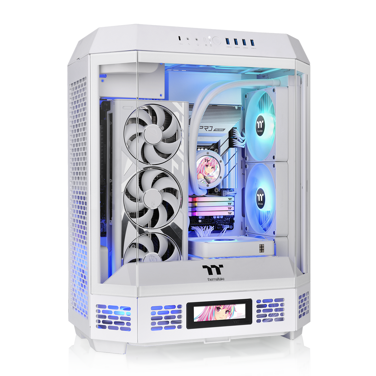The Tower 600 Snow Mid Tower Chassis – Thermaltake USA The Tower 600 Snow Mid Tower Chassis – Thermaltake USA