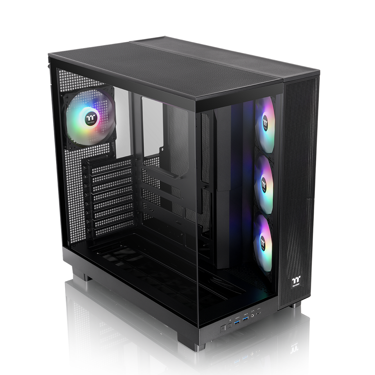 View 380 XL TG ARGB Mid Tower Chassis – Thermaltake USA View 380 XL TG ARGB Mid Tower Chassis – Thermaltake USA