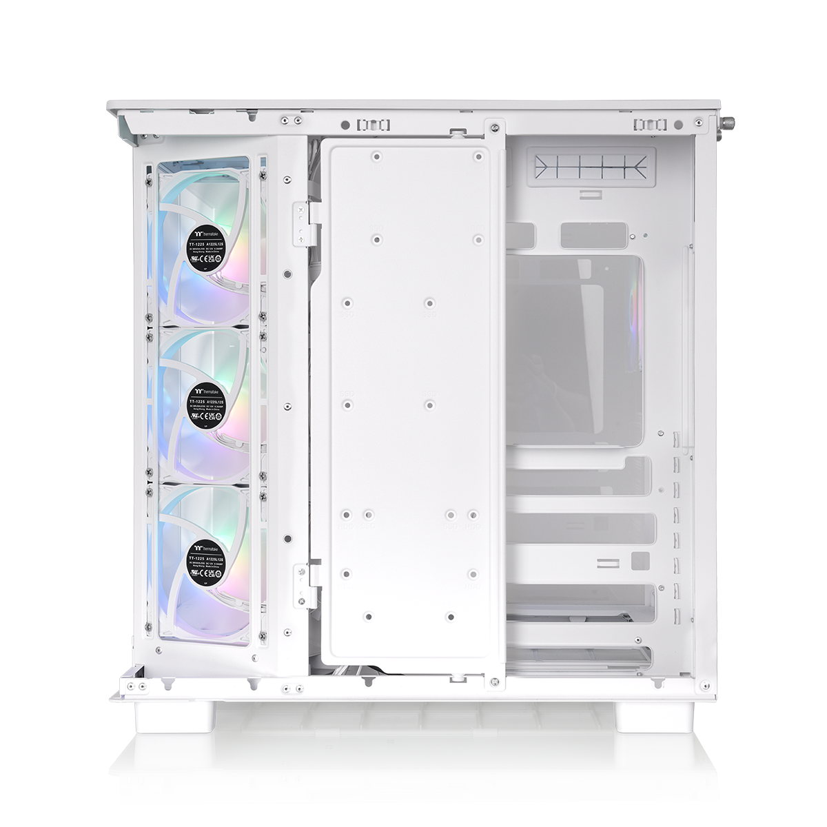 View 380 XL TG ARGB Snow Mid Tower Chassis – Thermaltake USA View 380 XL TG ARGB Snow Mid Tower Chassis – Thermaltake USA