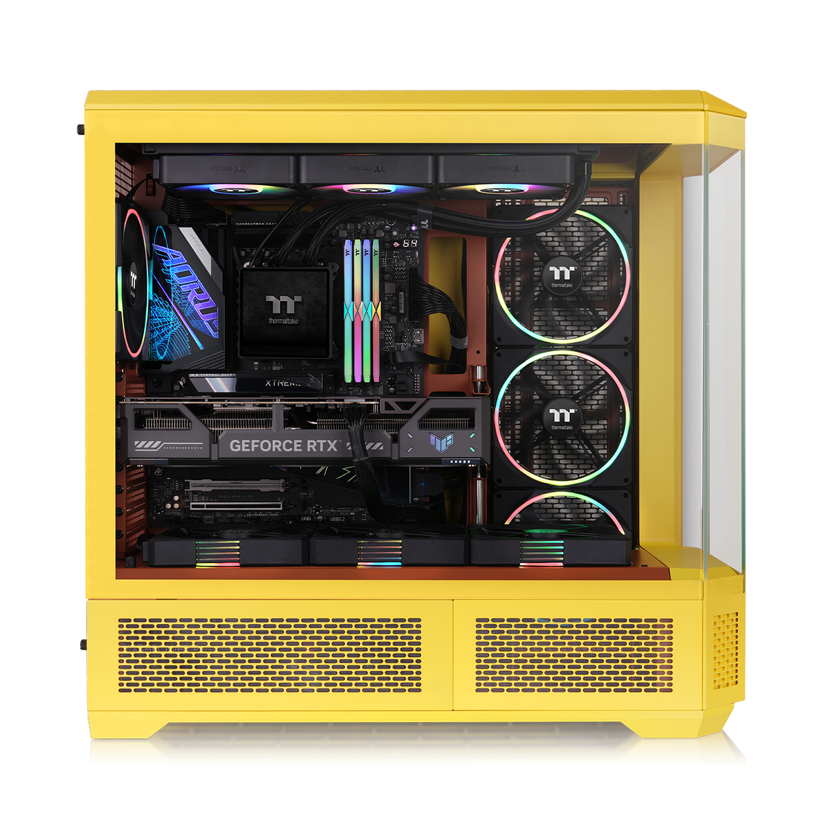 View 600 TG Butter Caramel Full Tower Chassis