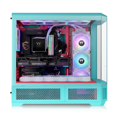 View 600 TG Mint Strawberry Full Tower Chassis