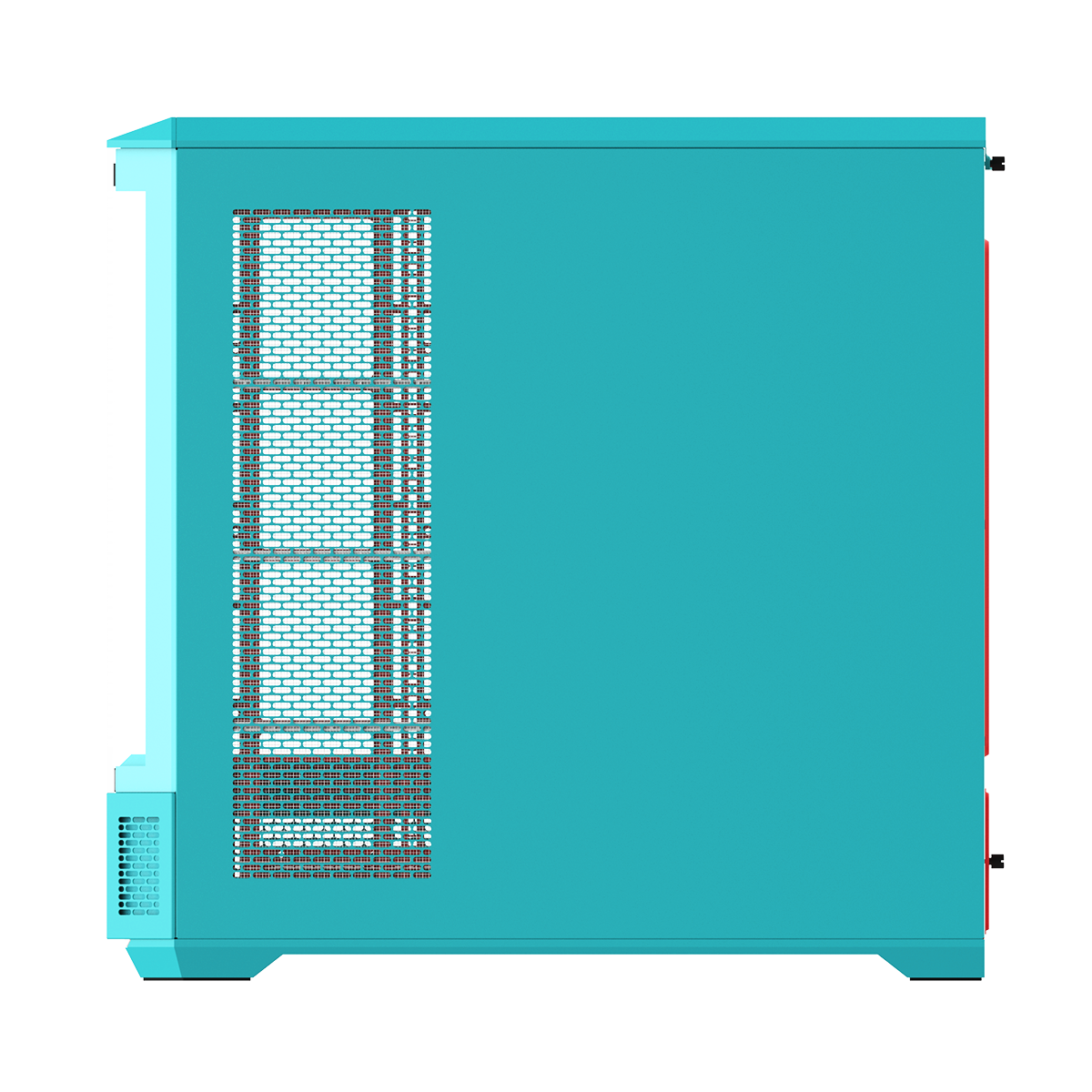 View 600 TG Mint Strawberry Full Tower Chassis
