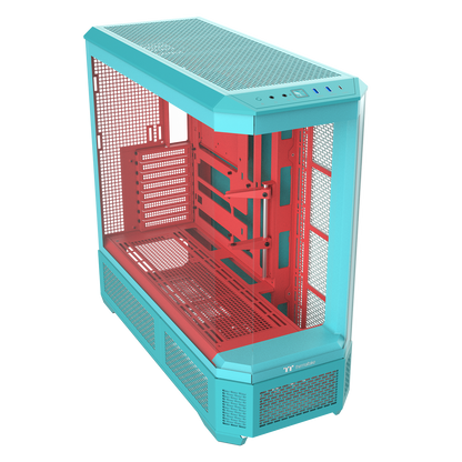 View 600 TG Mint Strawberry Full Tower Chassis
