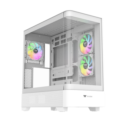 View 290 TG ARGB Snow Mid Tower Chassis