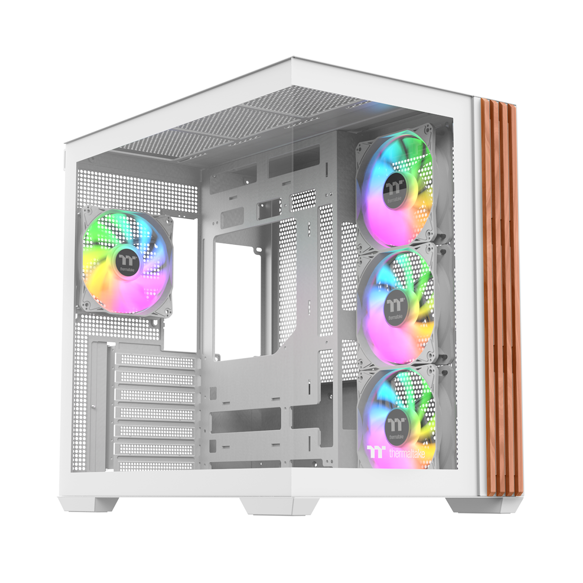 View 380 WS ARGB Snow Mid Tower Chassis – Thermaltake USA