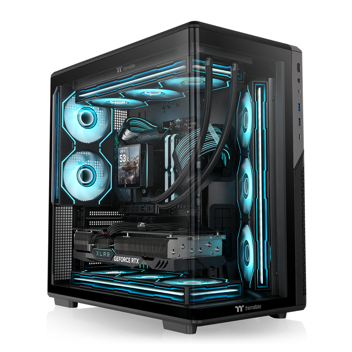 View 590 TG ARGB Mid Tower Chassis
