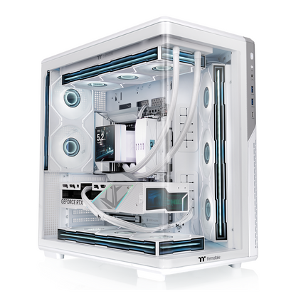 View 590 TG ARGB Snow Mid Tower Chassis