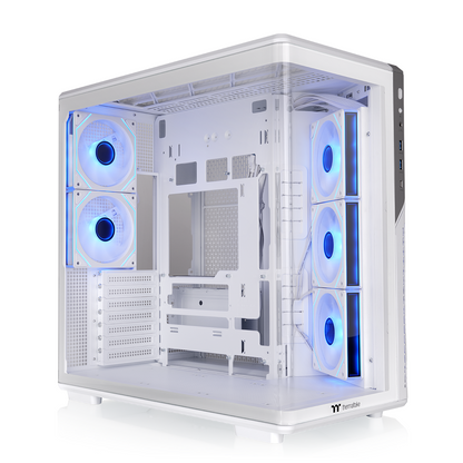 View 590 TG ARGB Snow Mid Tower Chassis