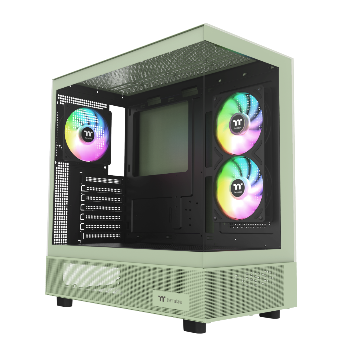 View 270 Plus SR TG ARGB Matcha Green Mid Tower Chassis