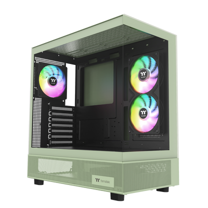 View 270 Plus SR TG ARGB Matcha Green Mid Tower Chassis