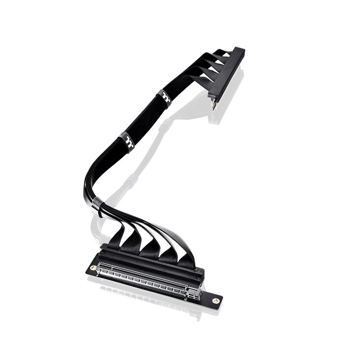 PCI-E 4.0 Dual 90 Degree Riser Cable 400mm – Thermaltake USA