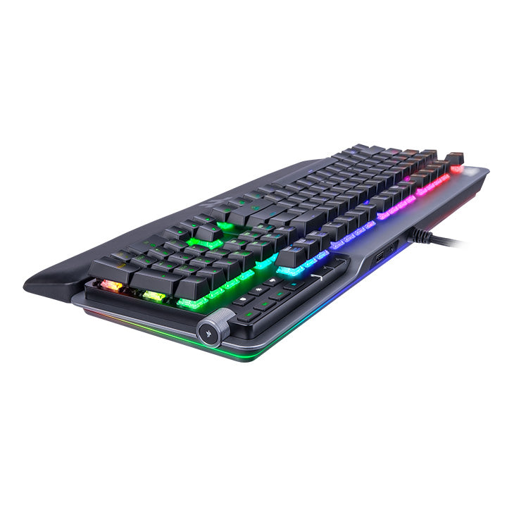 Thermaltake ARGENT K5 RGB Gaming Keyboard Cherry MX Speed Silver