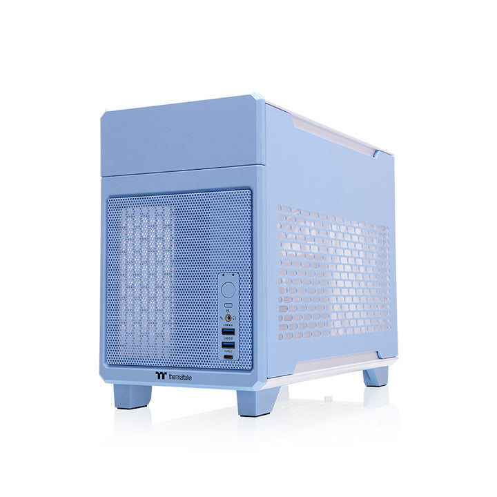 TR100 Hydrangea Blue Mini Tower Chassis