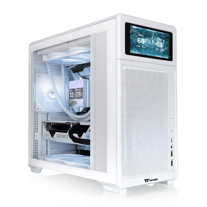 TR300 TG Snow Mid Tower Chassis