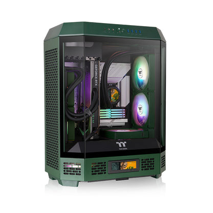 The Tower 600 Racing Green Mid Tower Chassis