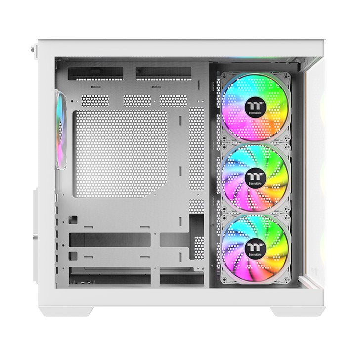 View 380 WS ARGB Snow Mid Tower Chassis – Thermaltake USA