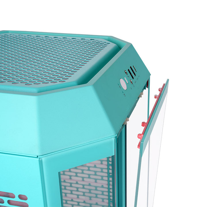 The Tower 250 Mint Strawberry Mini Tower Chassis – Thermaltake USA