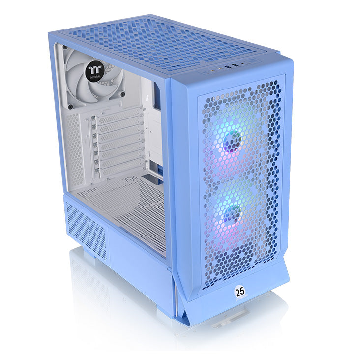 Ceres 330 TG ARGB Hydrangea Blue Mid Tower Chassis – Thermaltake USA