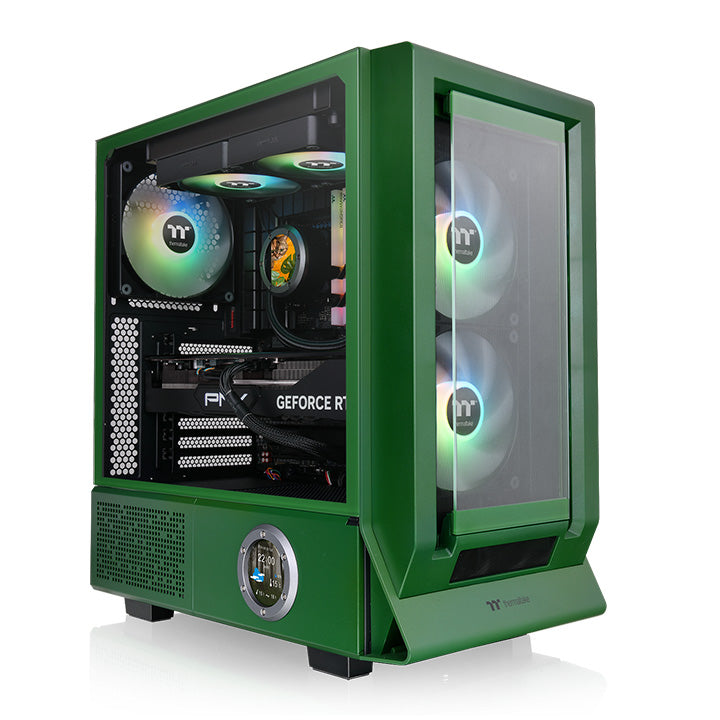PCケース(自作PC用) Thermaltake 350MX Bumblebee & LCD Screen Ceres 350 MX Bumblebee Mid Tower Chassis – Thermaltake USA