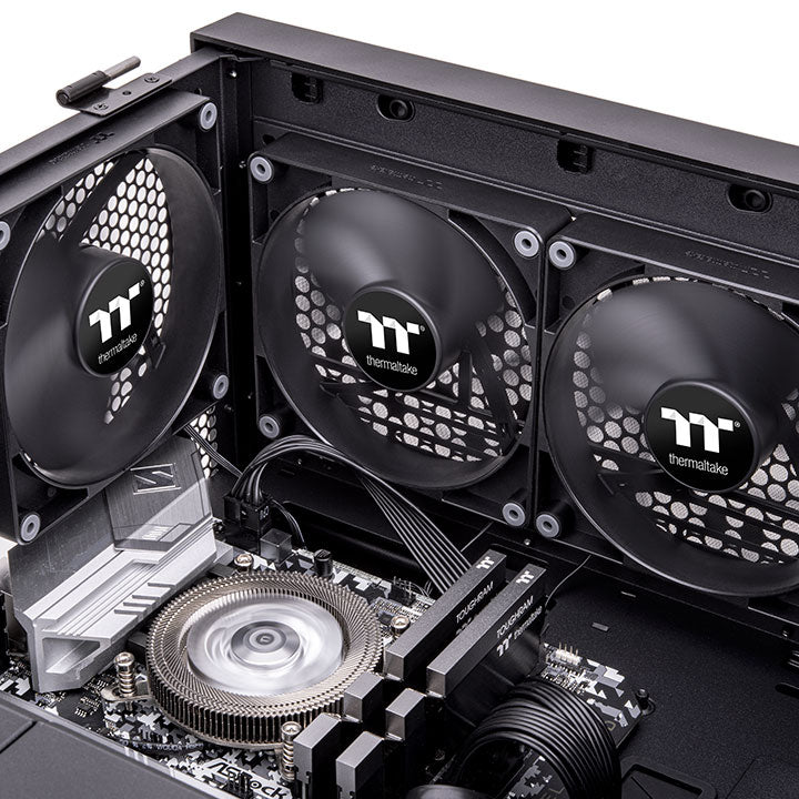 Thermaltake CT120 Reverse ARGB – 2 Ventilatoren – Wit – 2000 RPM – Synchroniseerbaar – Stil – PWM