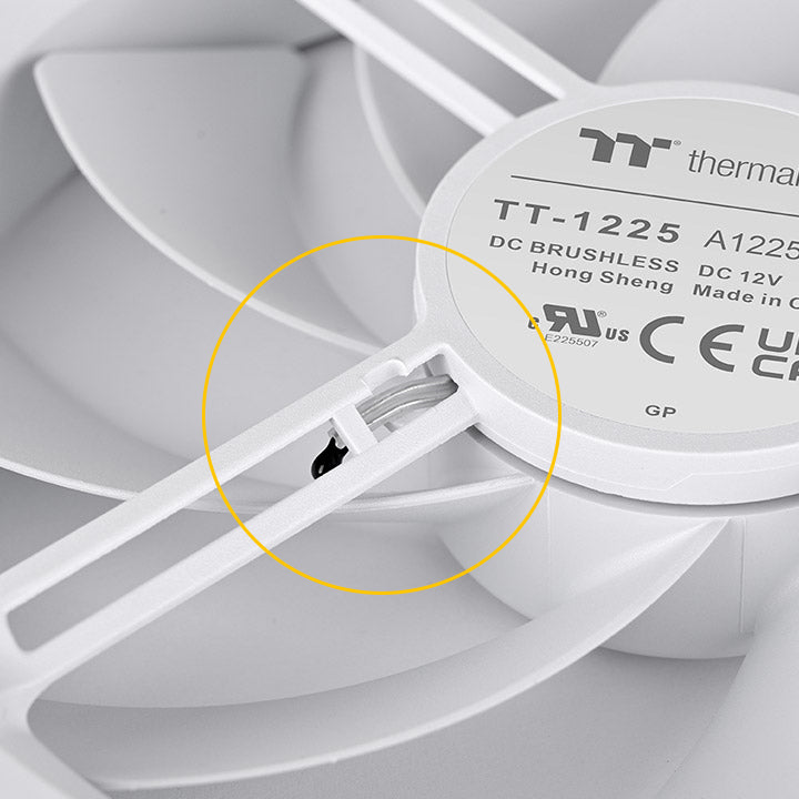 TS120 EX RGB PC Cooling Fan - White (3-Fan Pack)
