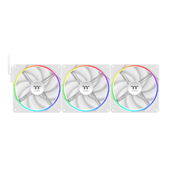 TS140 EX RGB PC Cooling Fan - White (3-Fan Pack)