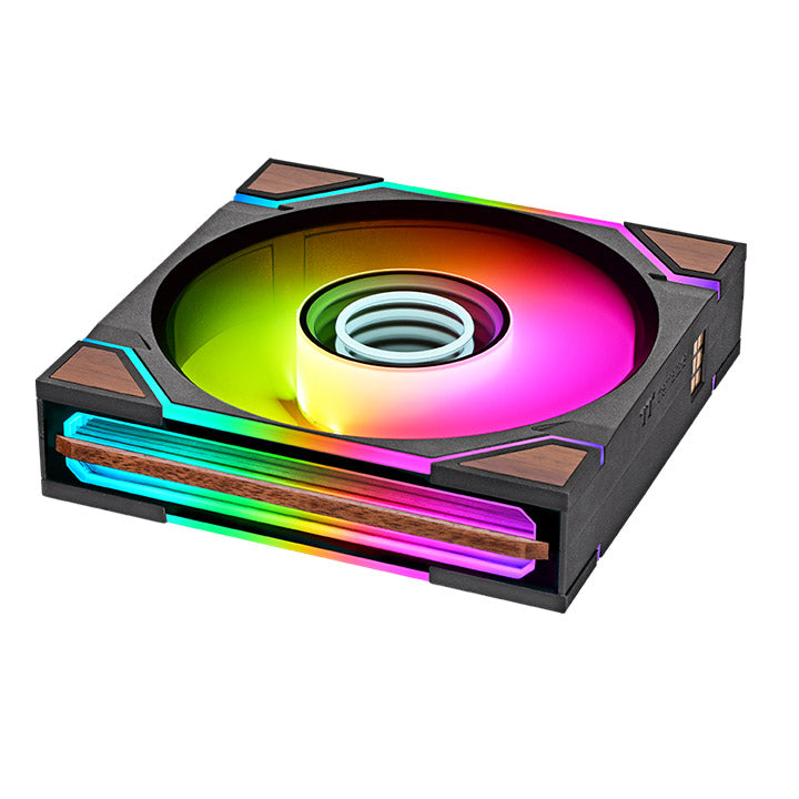 SWAFAN 120 EX INFINITY ARGB Sync PC Cooling Fan Wood Edition (3-Fan Pack)