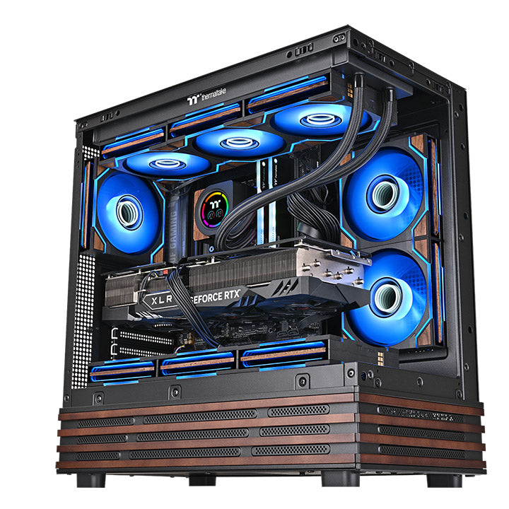 SWAFAN 120 EX INFINITY ARGB Sync PC Cooling Fan Wood Edition (3-Fan Pack)