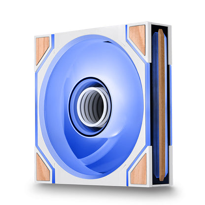 SWAFAN 120 EX INFINITY ARGB Sync PC Cooling Fan Wood Edition - Snow (3-Fan Pack)