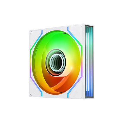 SWAFAN 120 EX INFINITY ARGB Sync PC Cooling Fan - Snow (Single Fan Pack)