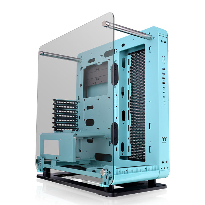 Core P6 Tempered Glass Turquoise Mid Tower Chassis – Thermaltake USA