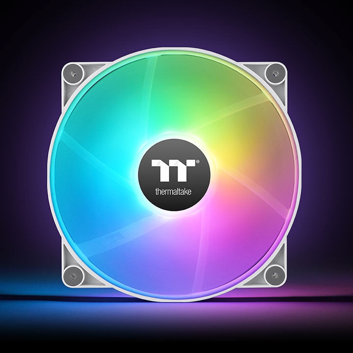 Thermaltake CT200 ARGB ホワイト PCファン Thermaltake CT200 ARGB PWM 200mm Computer Case Fan with