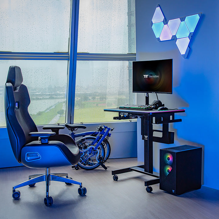 all tec trading fahrradcomputer Thermaltake CYCLEDESK 100 Black (GGD-CDW-BKEIRW-01)