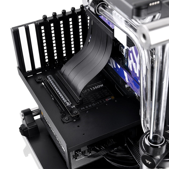 Ram Riser Cables PCI-E 4.0 Dual 90 Degree Riser Cable 130mm – Thermaltake USA