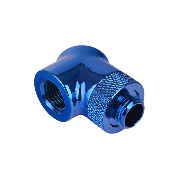 Pacific G1/4 90 Degree Adapter – Blue (2-Pack Fittings)